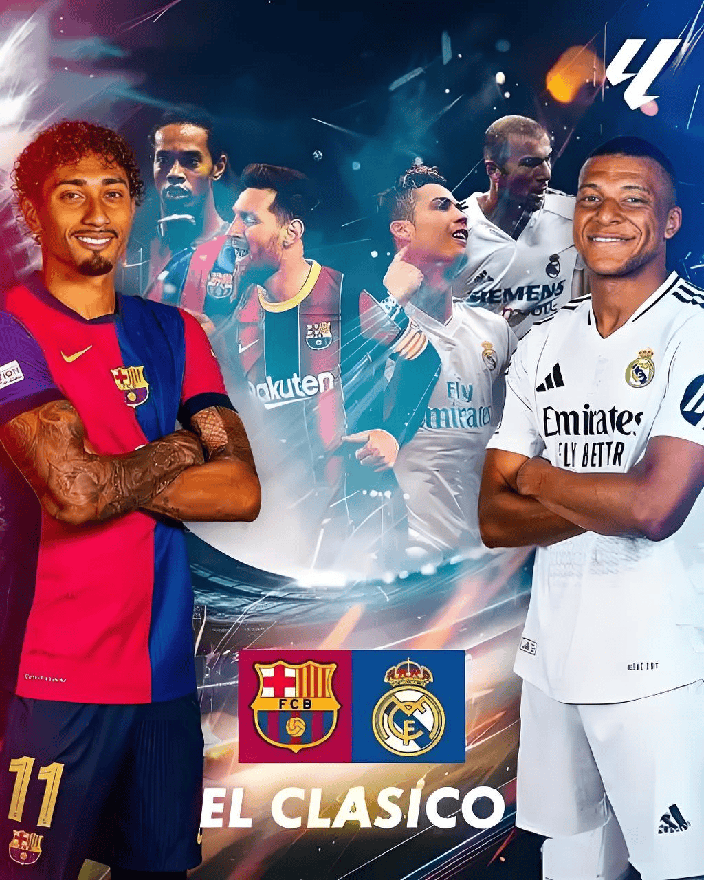 西甲激动之战：皇家马德里vs巴塞罗那