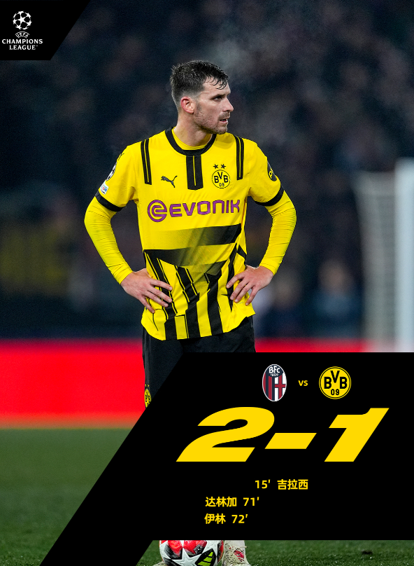 博洛尼亚客场惜败，暂时排名不变