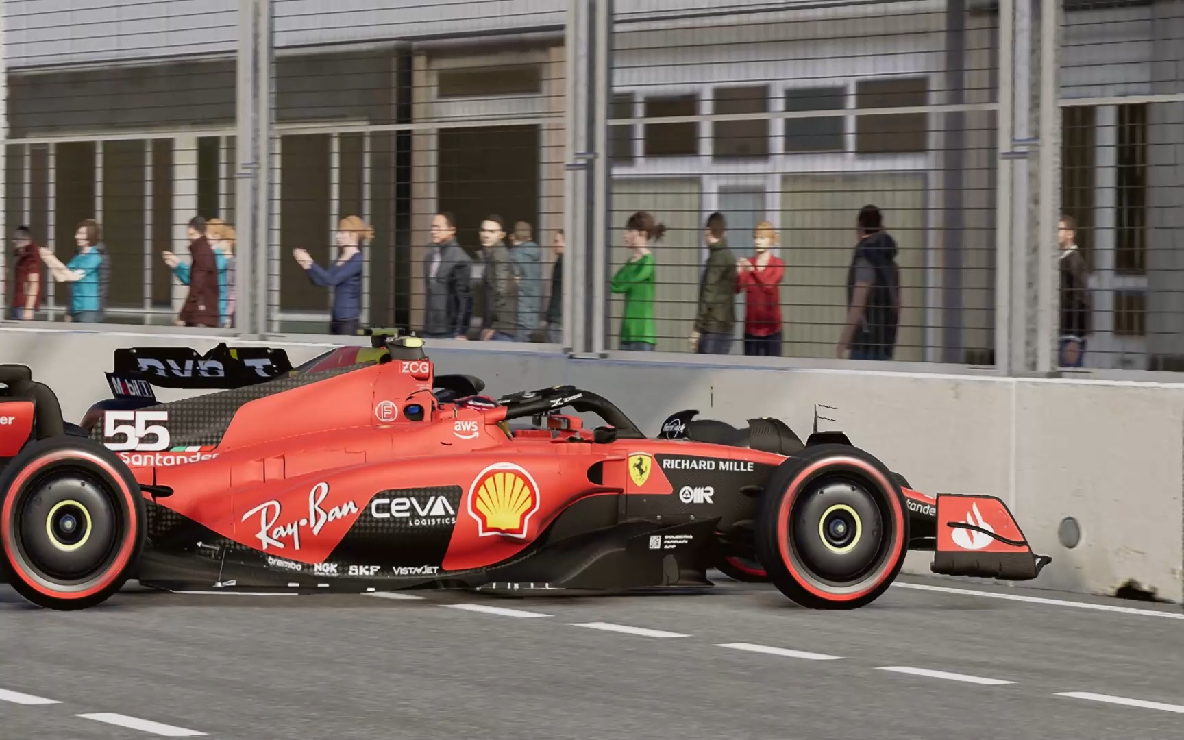 哈斯车队鏖战法拉利，塞恩斯关键制胜的简单介绍